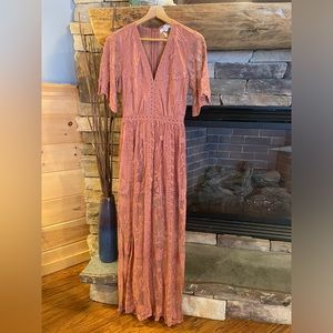 Bohemian Lace Maxi Dress